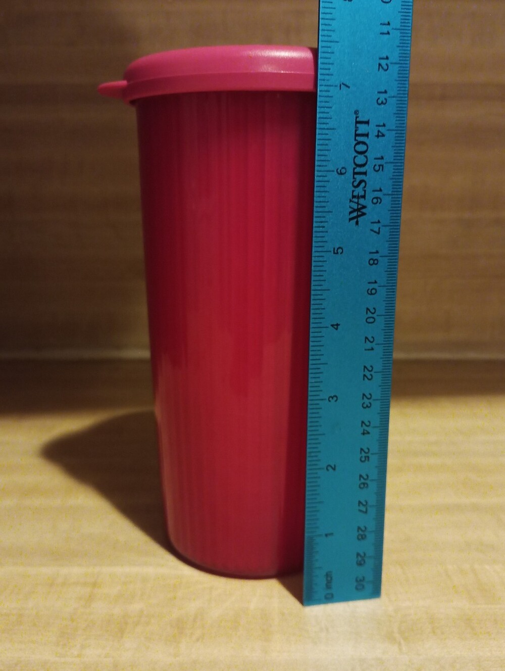 Hot Pink Tupperware Tumbler